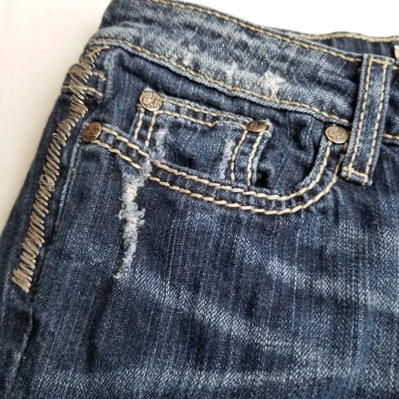 BKE Sabrina Bootcut Jeans 28 Medium Wash Y2K Cowgirl Western Low Rise Vintage - Picture 3 of 14